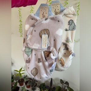 Set of 2 Pooh bear collection swaddles
